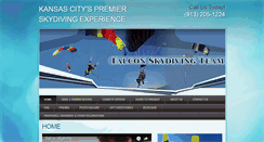 Desktop Screenshot of falconexhibitionskydiving.com